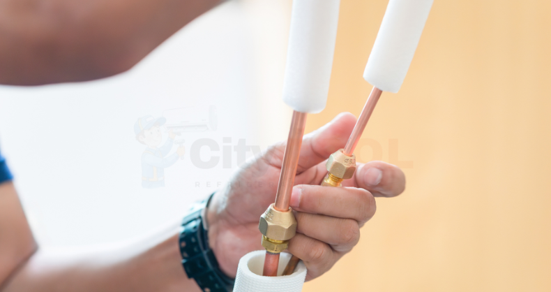 AC Copper Pipe Replacement